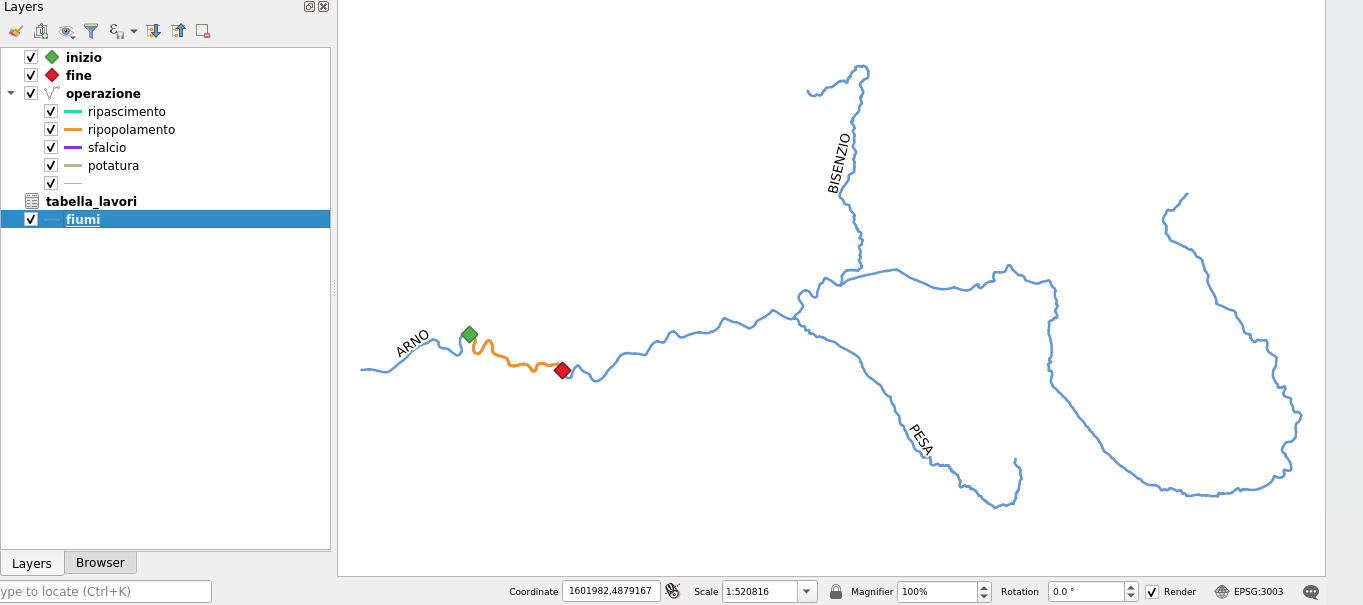 LRS concepts in QGIS